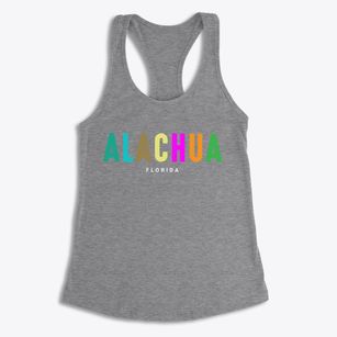 Alachua Florida Color Pop Women's Racerback Tank