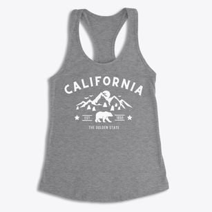  California Mountain Women's Racerback Tank