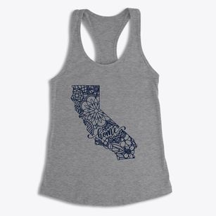  California Mandala Women's Racerback Tank