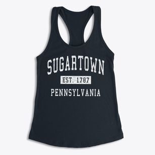 Sugartown Pennsylvania Classic Established Women's Racerback Tank