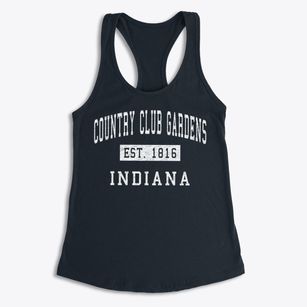Country Club Gardens Indiana Classic Established Women's Racerback Tank