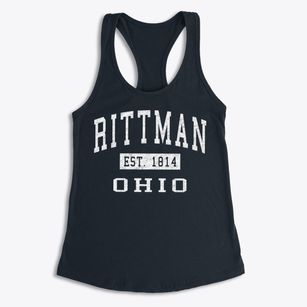 Rittman Ohio Classic Established Women's Racerback Tank