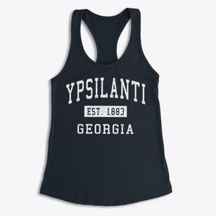 Ypsilanti Georgia Classic Established Women's Racerback Tank
