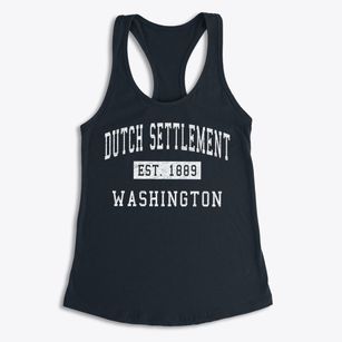 Dutch Settlement Washington Classic Established Women's Racerback Tank