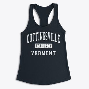 Cuttingsville Vermont Classic Established Women's Racerback Tank