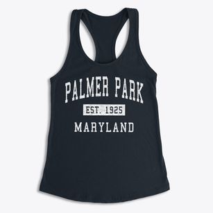 Palmer Park Maryland Classic Established Women's Racerback Tank
