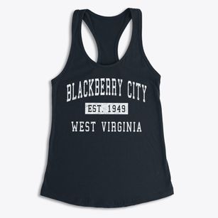 Blackberry City West Virginia Classic Established Women's Racerback Tank