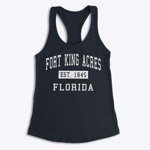 Fort King Acres Florida Classic Established Women's Racerback Tank