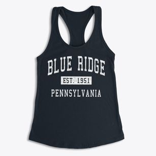Blue Ridge Pennsylvania Classic Established Women's Racerback Tank