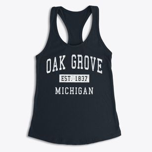 Oak Grove Michigan Classic Established Women's Racerback Tank