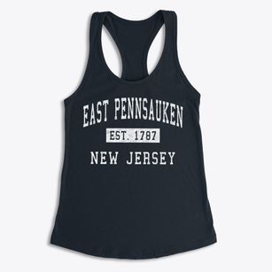 East Pennsauken New Jersey Classic Established Women's Racerback Tank