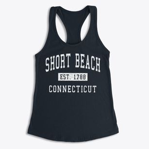 Short Beach Connecticut Classic Established Women's Racerback Tank