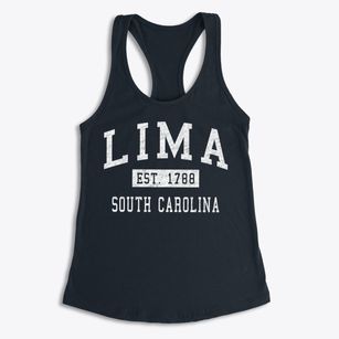 Lima South Carolina Classic Established Women's Racerback Tank