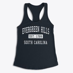 Evergreen Hills South Carolina Classic Established Women's Racerback Tank