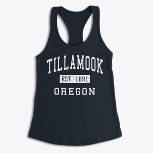 Tillamook Oregon Classic Established Women's Racerback Tank