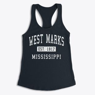 West Marks Mississippi Classic Established Women's Racerback Tank