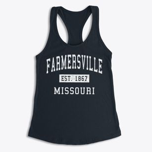 Farmersville Missouri Classic Established Women's Racerback Tank