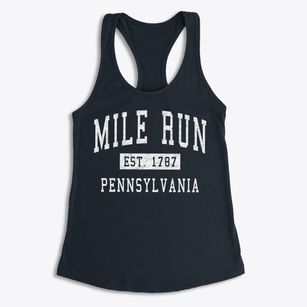 Mile Run Pennsylvania Classic Established Women's Racerback Tank