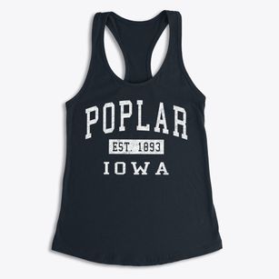 Poplar Iowa Classic Established Women's Racerback Tank