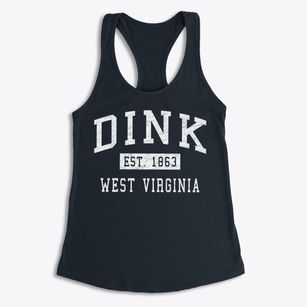 Dink West Virginia Classic Established Women's Racerback Tank