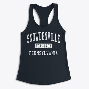 Snowdenville Pennsylvania Classic Established Women's Racerback Tank