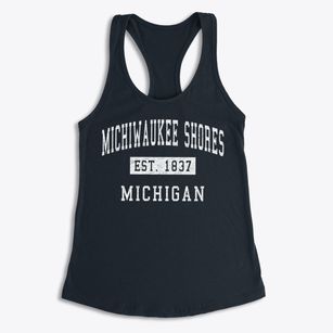 Michiwaukee Shores Michigan Classic Established Women's Racerback Tank