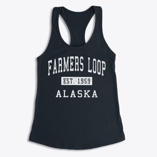 Farmers Loop Alaska Classic Established Women's Racerback Tank