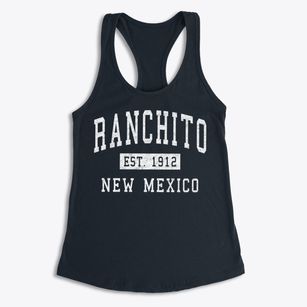 Ranchito New Mexico Classic Established Women's Racerback Tank