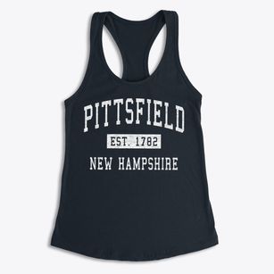 Pittsfield New Hampshire Classic Established Women's Racerback Tank