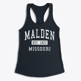 Malden Missouri Classic Established Women's Racerback Tank