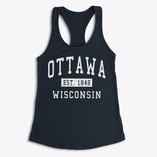 Ottawa Wisconsin Classic Established Women's Racerback Tank
