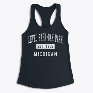 Level Park-oak Park Michigan Classic Established Women's Racerback Tank