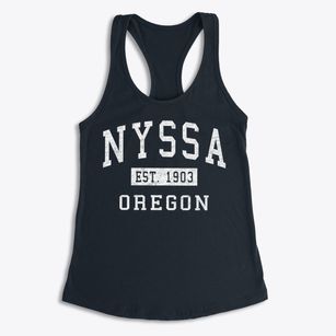 Nyssa Oregon Classic Established Women's Racerback Tank