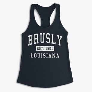 Brusly Louisiana Classic Established Women's Racerback Tank