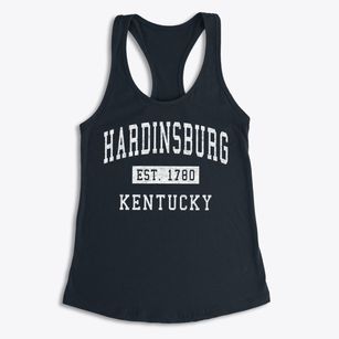 Hardinsburg Kentucky Classic Established Women's Racerback Tank