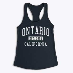 Ontario California Classic Established Women's Racerback Tank