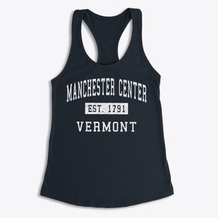 Manchester Center Vermont Classic Established Women's Racerback Tank