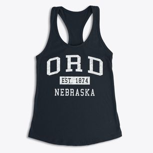 Ord Nebraska Classic Established Women's Racerback Tank