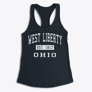 West Liberty Ohio Classic Established Women's Racerback Tank