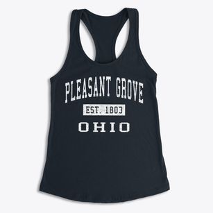 Pleasant Grove Ohio Classic Established Women's Racerback Tank