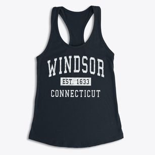 Windsor Connecticut Classic Established Women's Racerback Tank