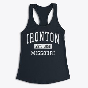 Ironton Missouri Classic Established Women's Racerback Tank