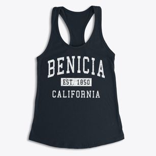 Benicia California Classic Established Women's Racerback Tank