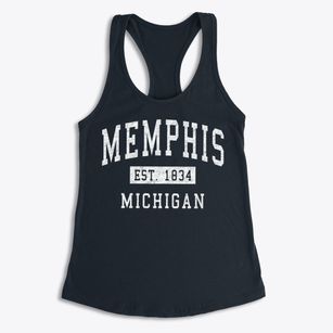 Memphis Michigan Classic Established Women's Racerback Tank