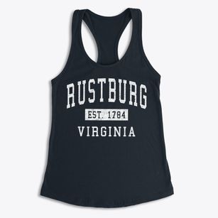 Rustburg Virginia Classic Established Women's Racerback Tank