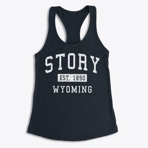 Story Wyoming Classic Established Women's Racerback Tank