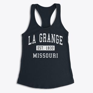 La Grange Missouri Classic Established Women's Racerback Tank