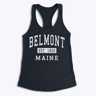 Belmont Maine Classic Established Women's Racerback Tank