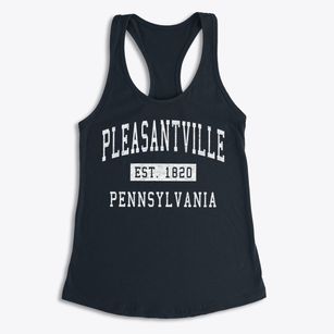 Pleasantville Pennsylvania Classic Established Women's Racerback Tank