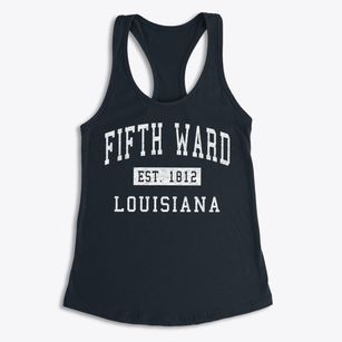 Fifth Ward Louisiana Classic Established Women's Racerback Tank